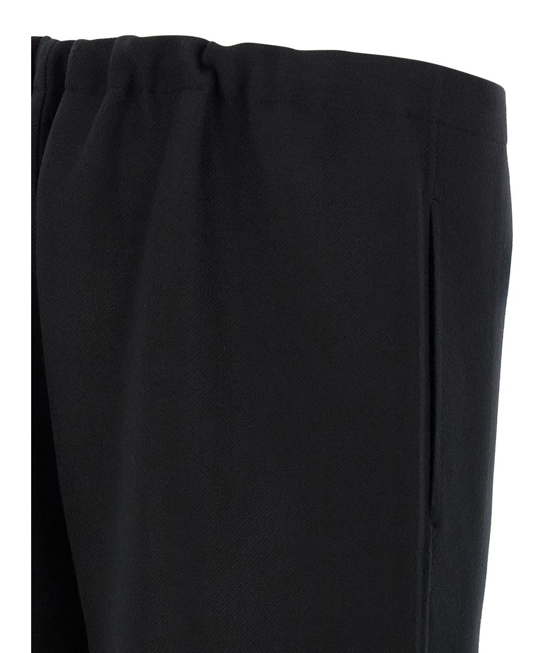 EXTREME CASHMERE Черные кашемировые прямые брюки, фото 4