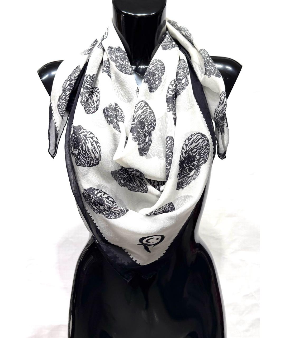 ALEXANDER MCQUEEN Мульти шелковый платок, фото 2