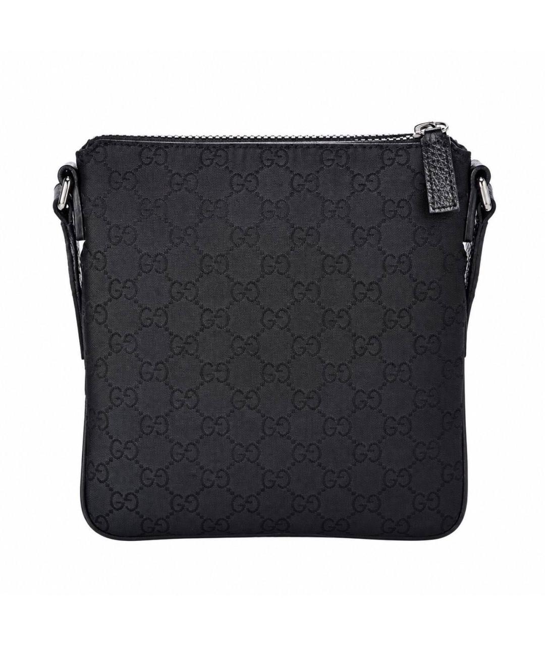 GUCCI Черная тканевая сумка на плечо, фото 2