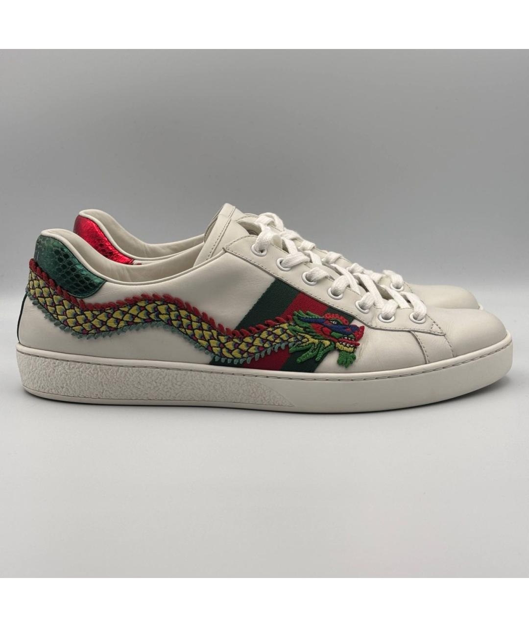 GUCCI Мульти кожаные низкие кроссовки / кеды, фото 6