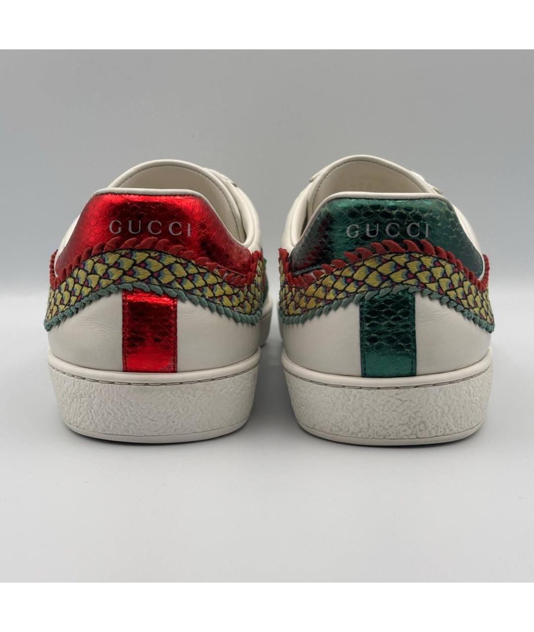 GUCCI Мульти кожаные низкие кроссовки / кеды, фото 5