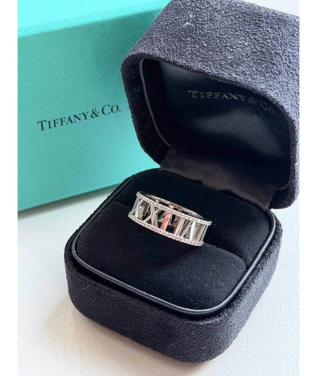 TIFFANY&CO Серебряное кольцо из белого золота, фото 3