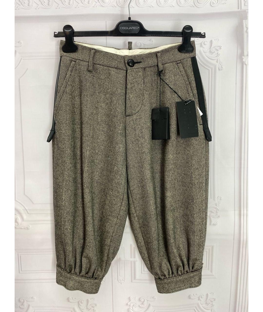 DSQUARED2 Шерстяные бриджи, фото 7