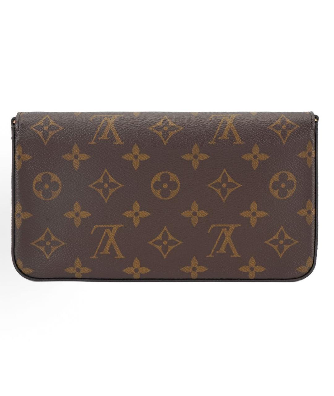 LOUIS VUITTON Коричневая сумка через плечо из канвы, фото 2