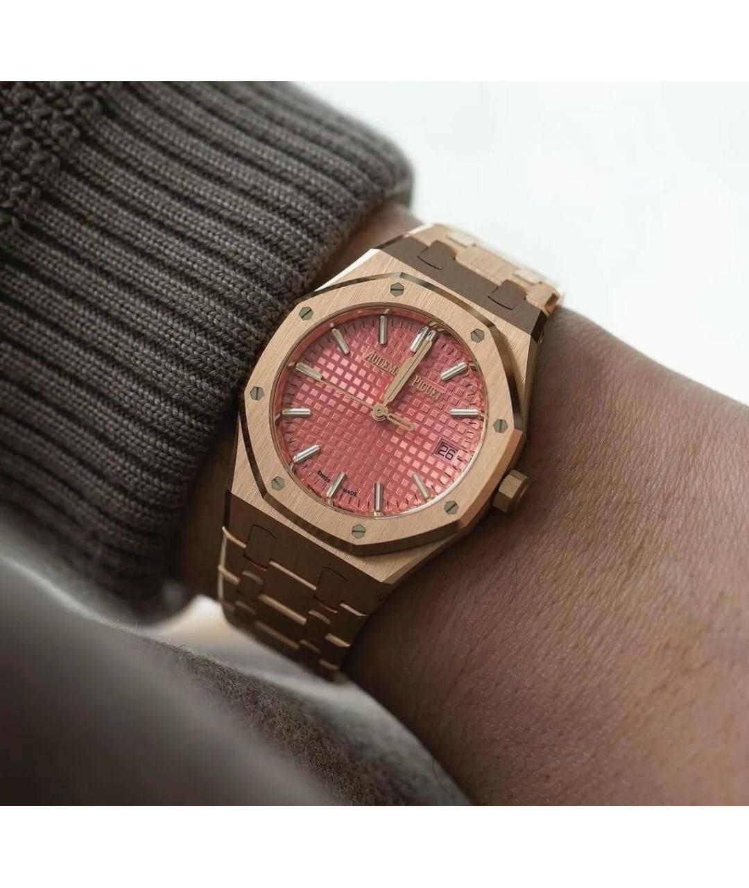 Audemars Piguet Розовые часы из розового золота, фото 4