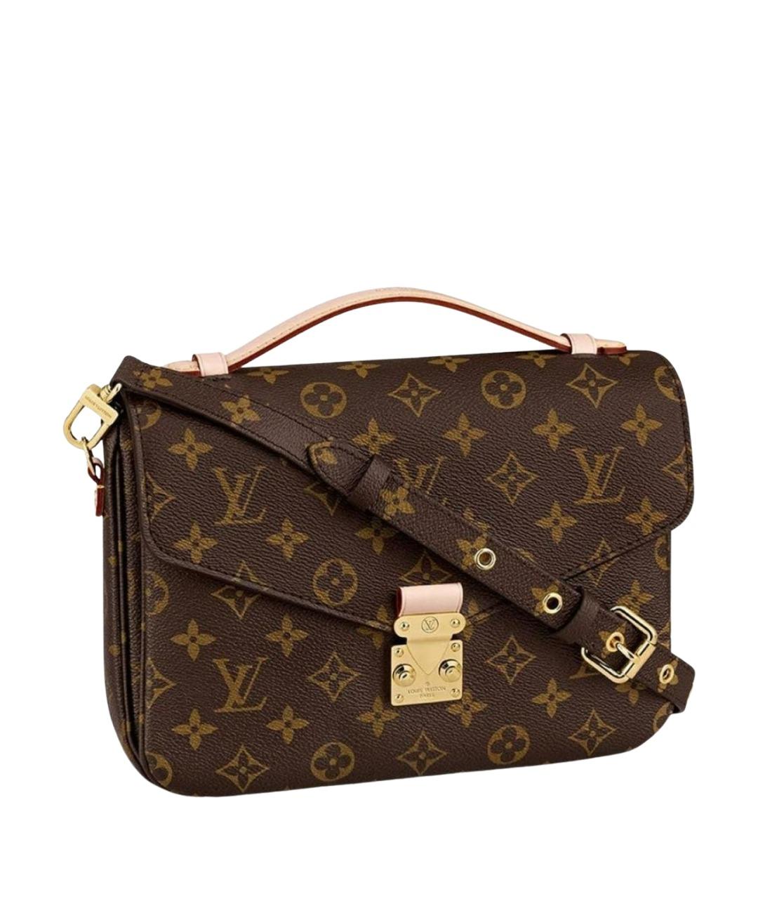 LOUIS VUITTON Коричневая сумка через плечо из канвы, фото 1