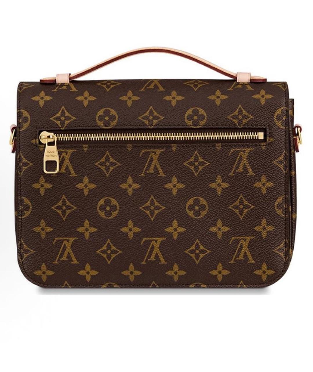 LOUIS VUITTON Коричневая сумка через плечо из канвы, фото 2