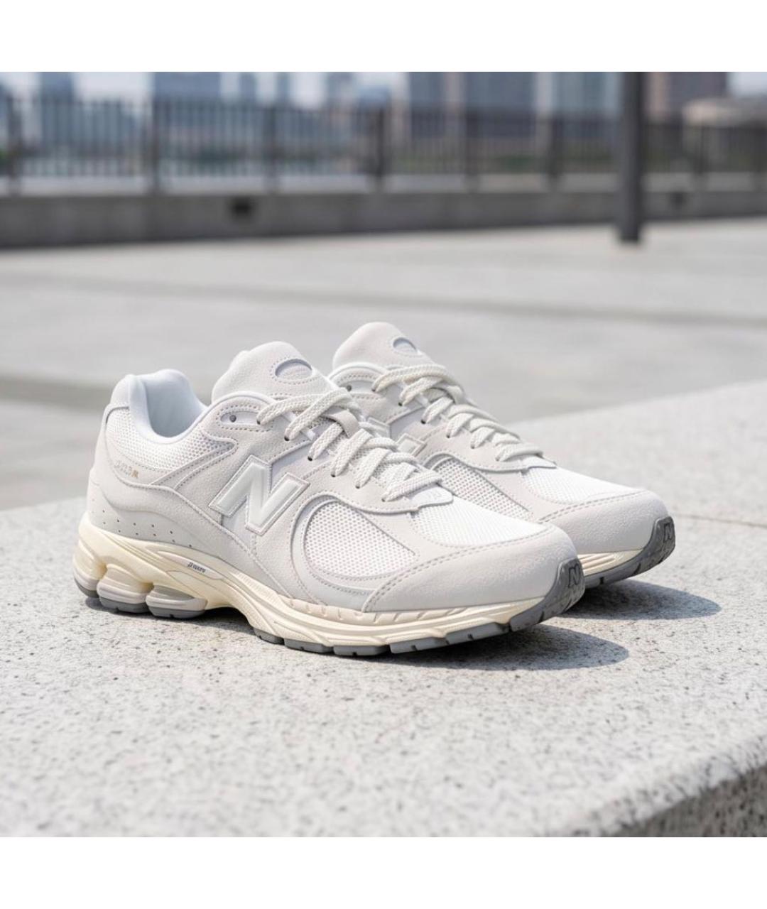 NEW BALANCE Белые замшевые низкие кроссовки / кеды, фото 2