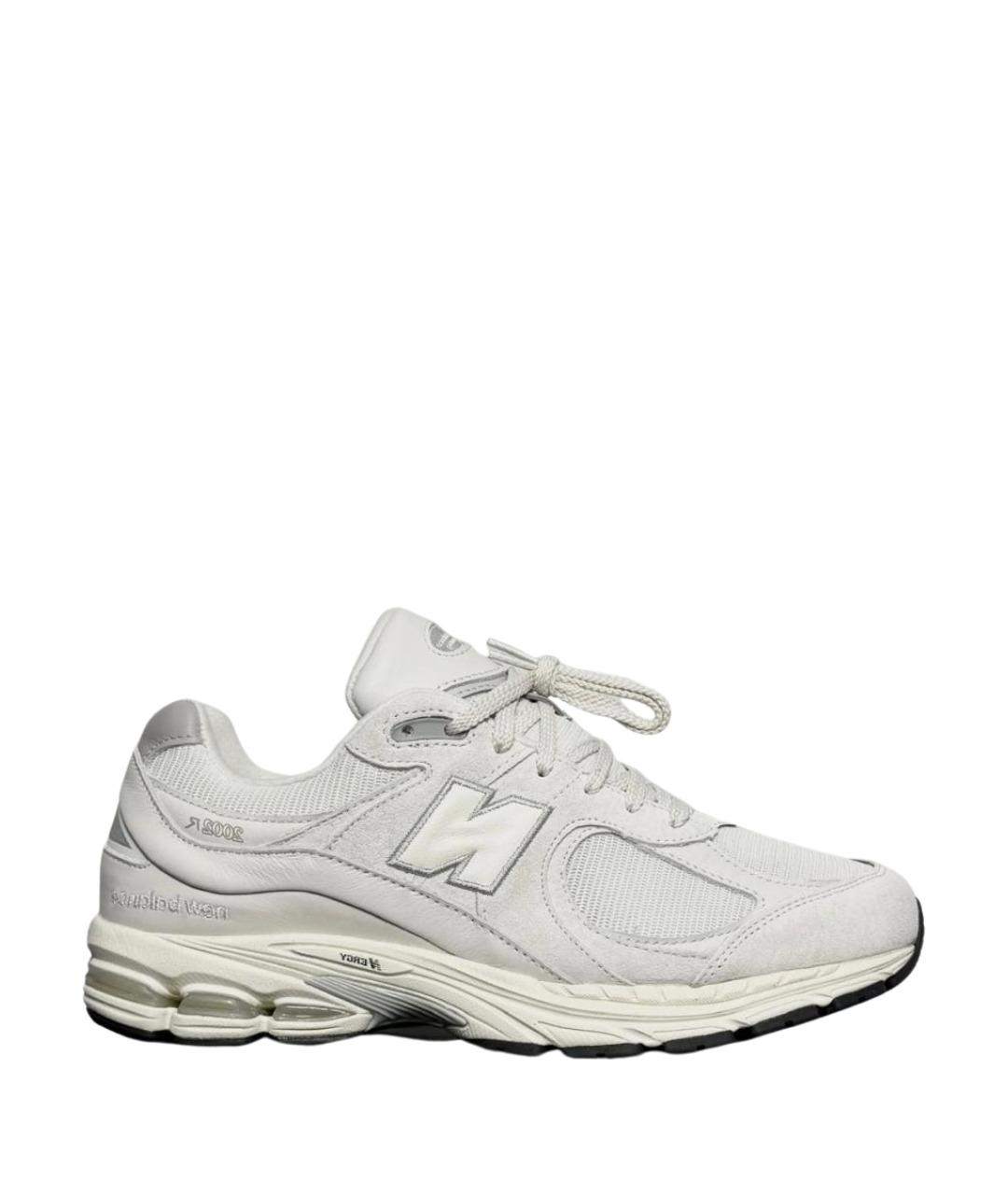 NEW BALANCE Белые замшевые низкие кроссовки / кеды, фото 1