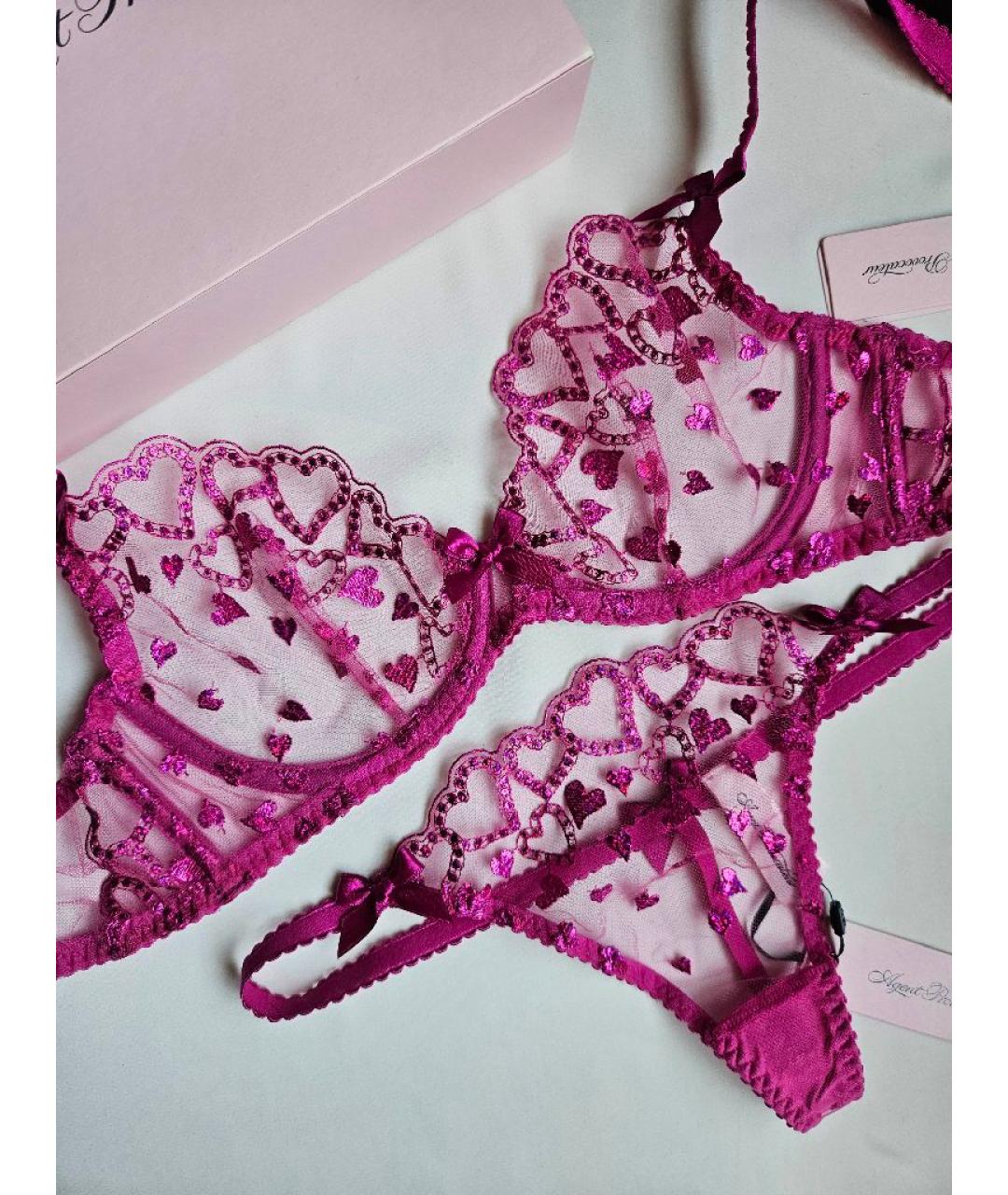 AGENT PROVOCATEUR Фуксия комплекты, фото 2