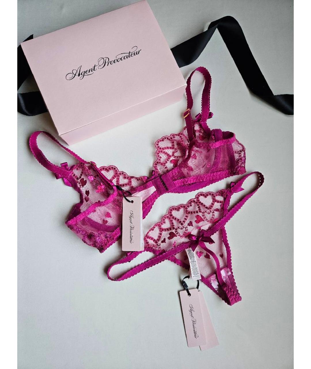 AGENT PROVOCATEUR Фуксия комплекты, фото 4