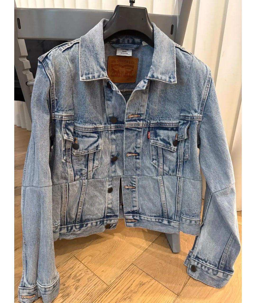 VETEMENTS Голубая деним куртка, фото 8