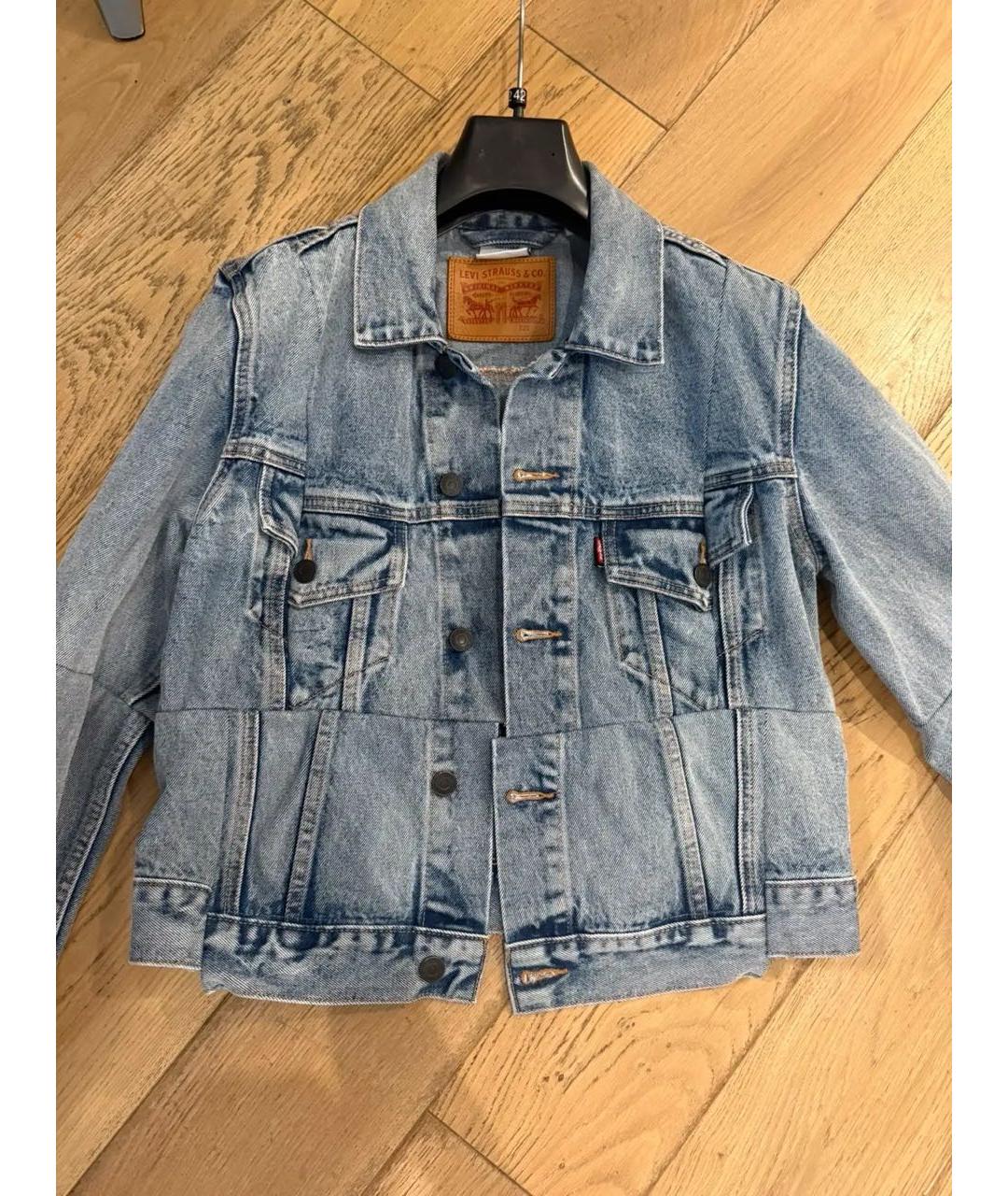 VETEMENTS Голубая деним куртка, фото 5