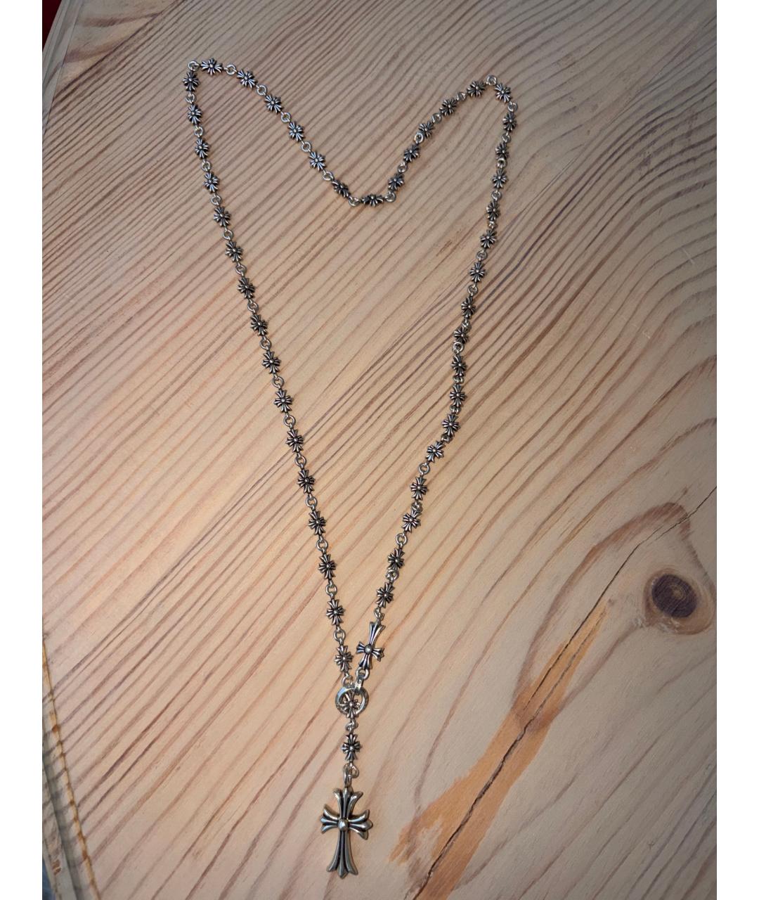 CHROME HEARTS Серая серебряная цепочка/подвеска, фото 3