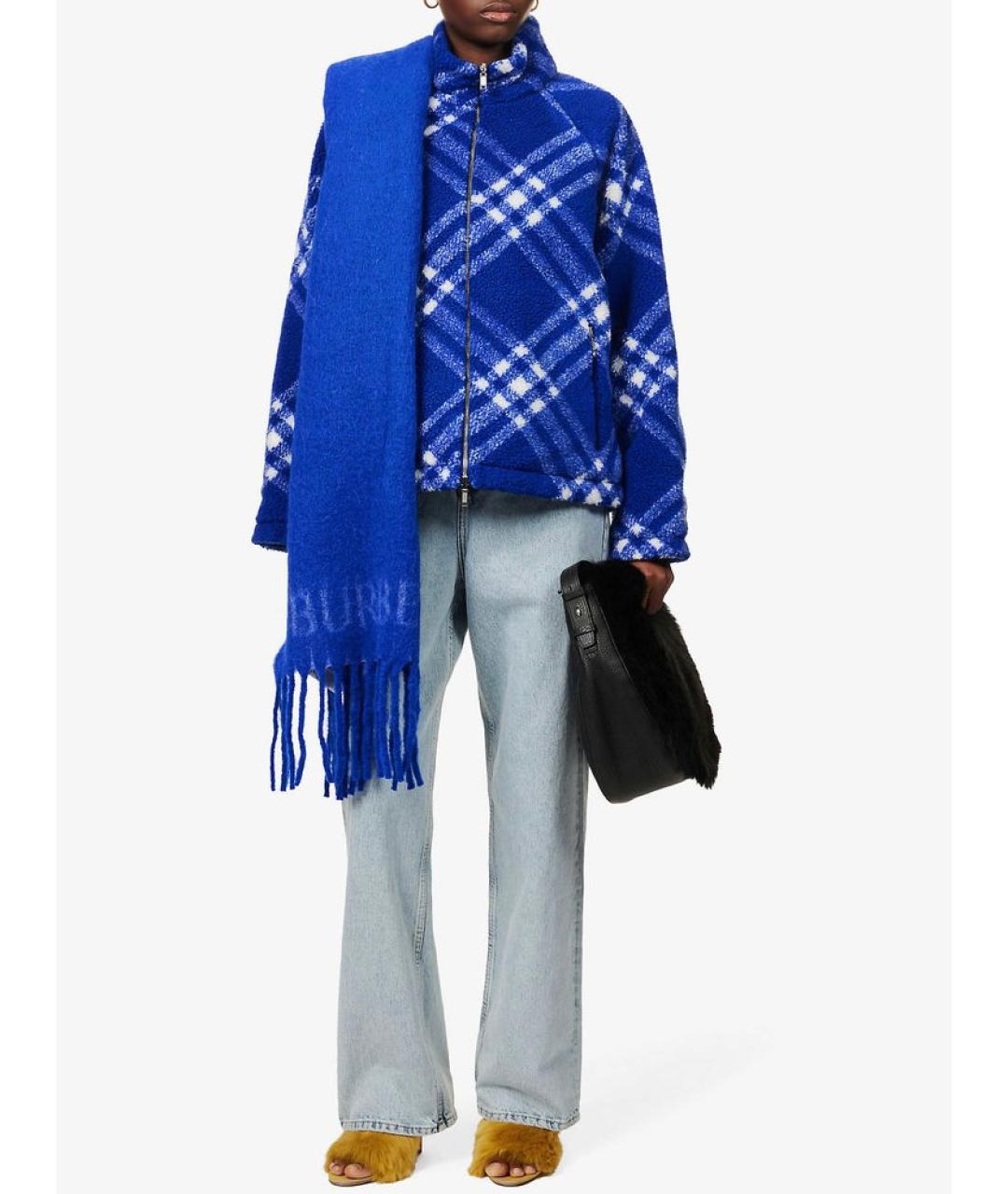 BURBERRY Синяя куртка, фото 2