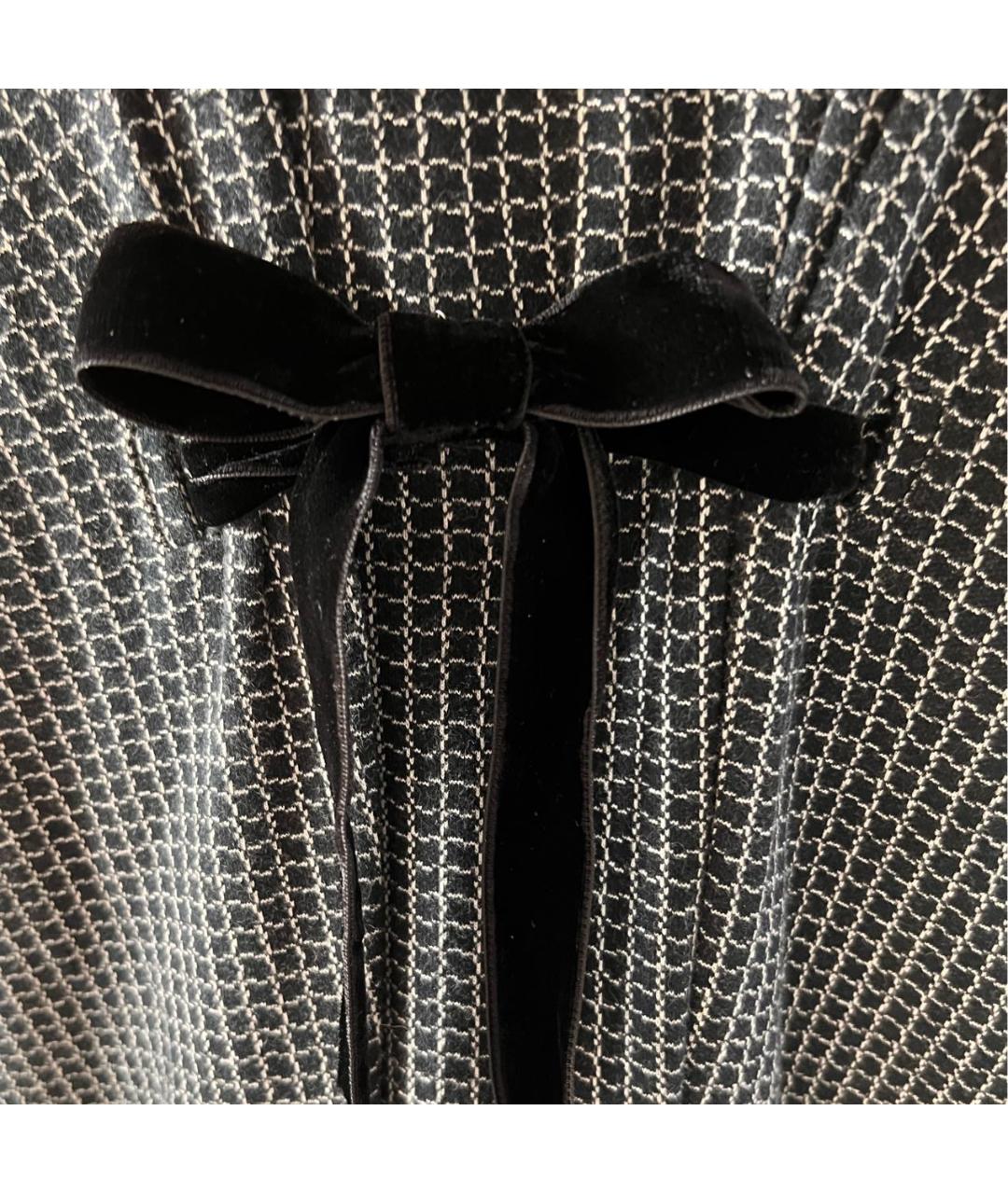 BALENCIAGA Черное шерстяное повседневное платье, фото 3