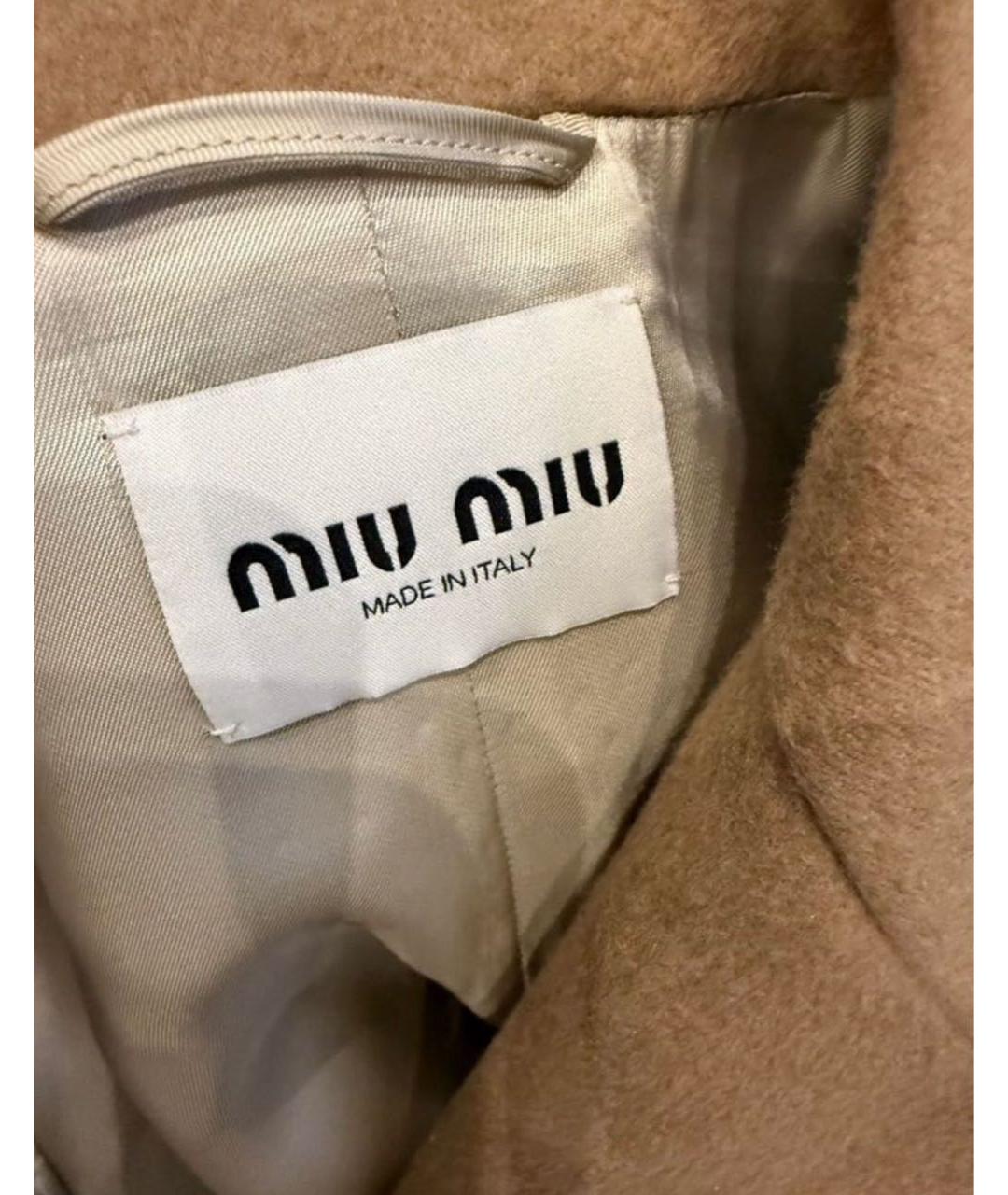 MIU MIU Кашемировое пальто, фото 3