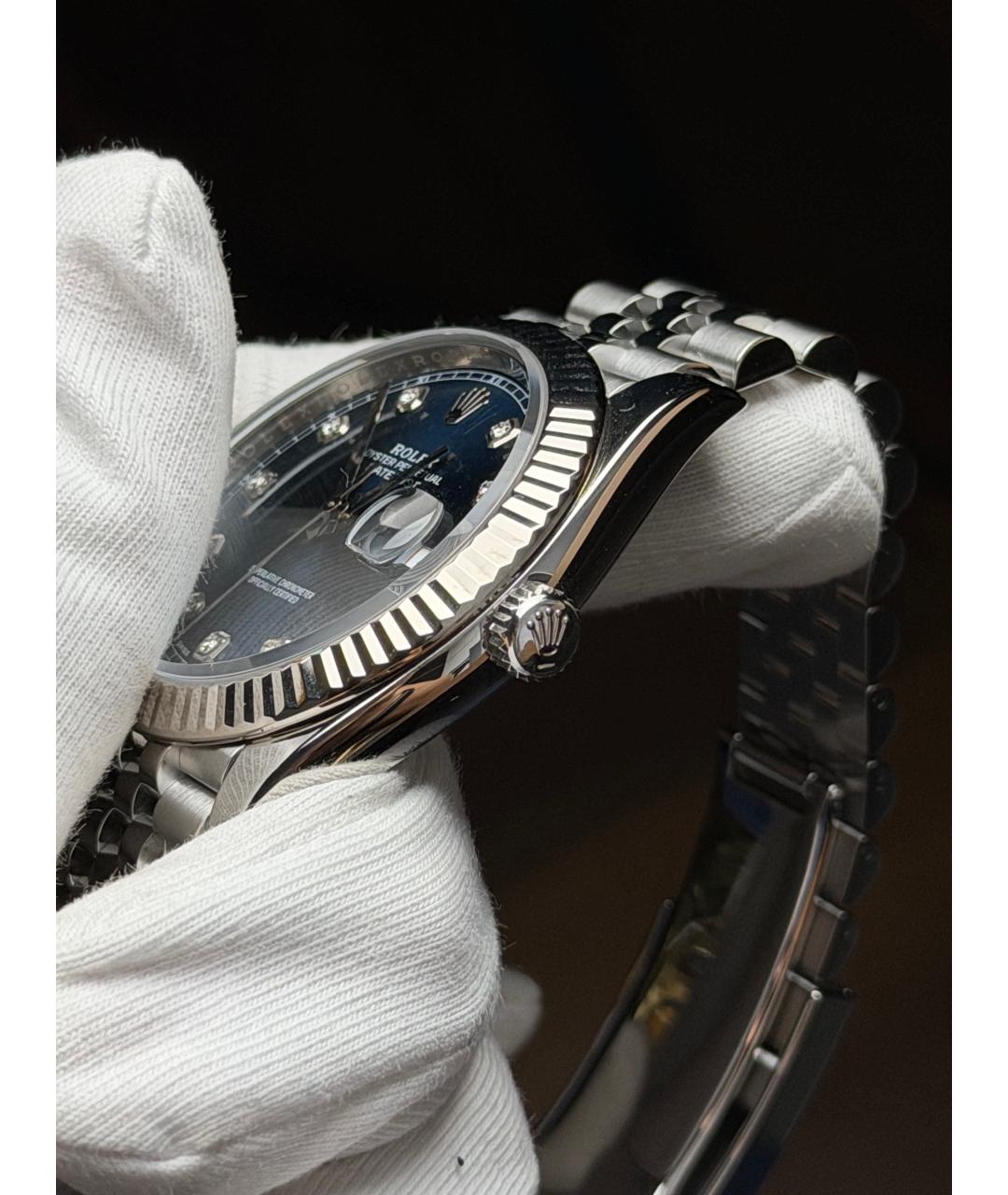 ROLEX Синие часы, фото 5