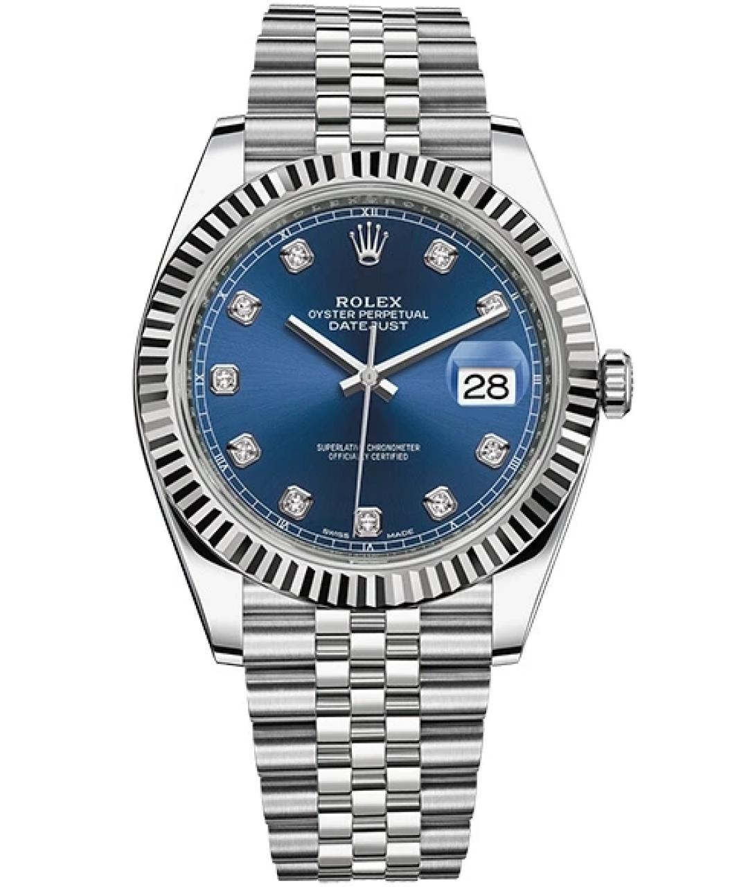 ROLEX Синие часы, фото 10