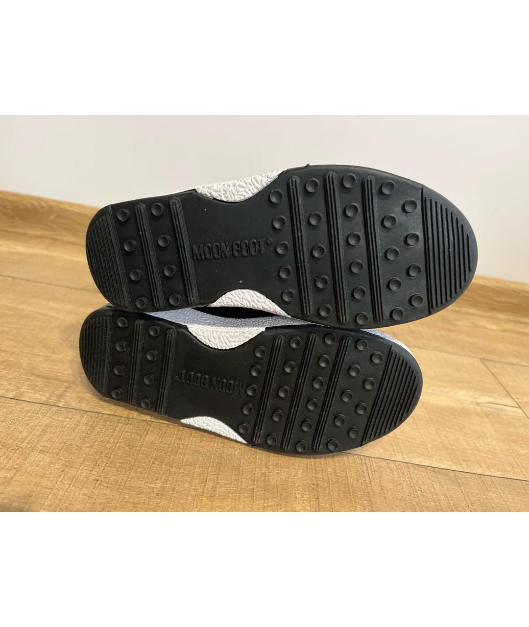 MOON BOOT Золотые синтетические сапоги, фото 8