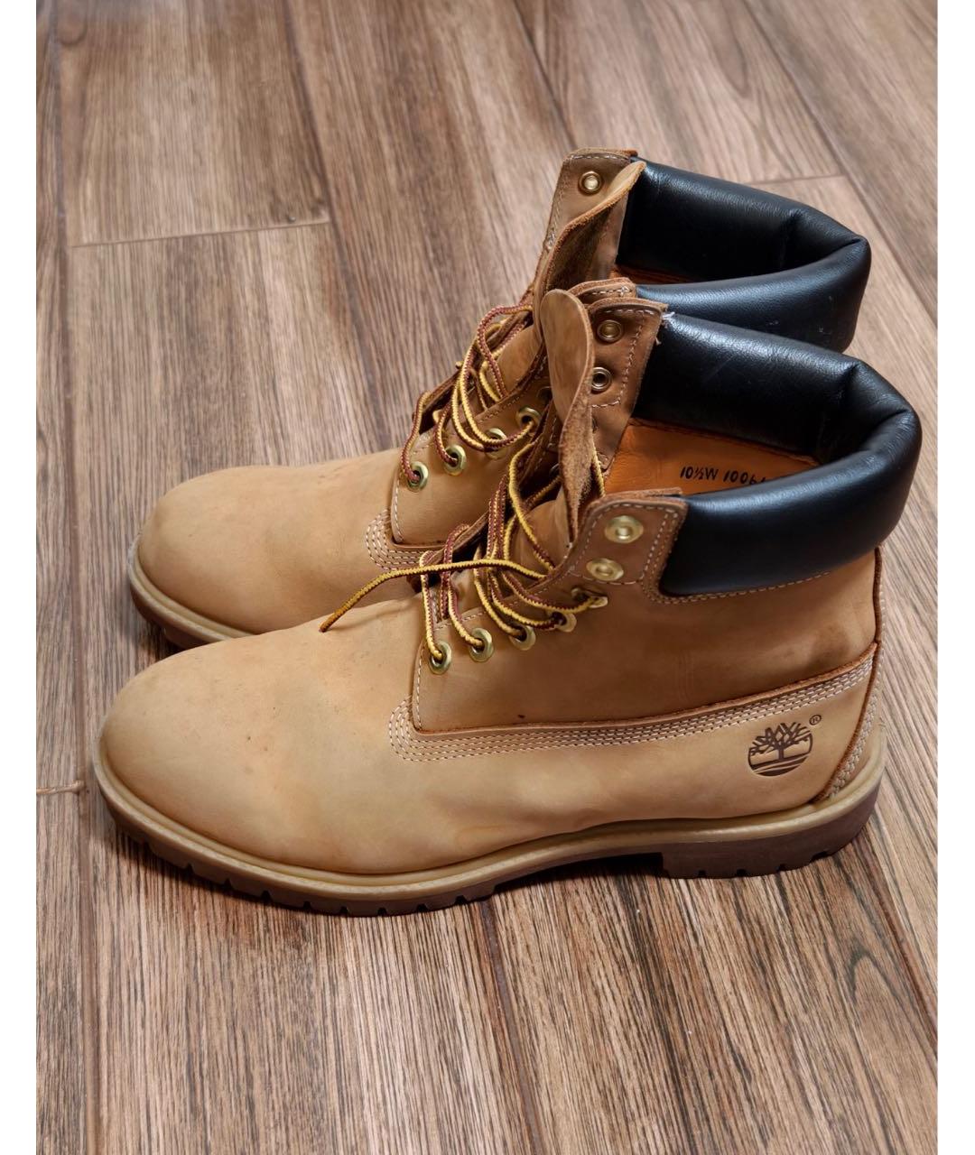 TIMBERLAND Горчичные высокие ботинки, фото 4