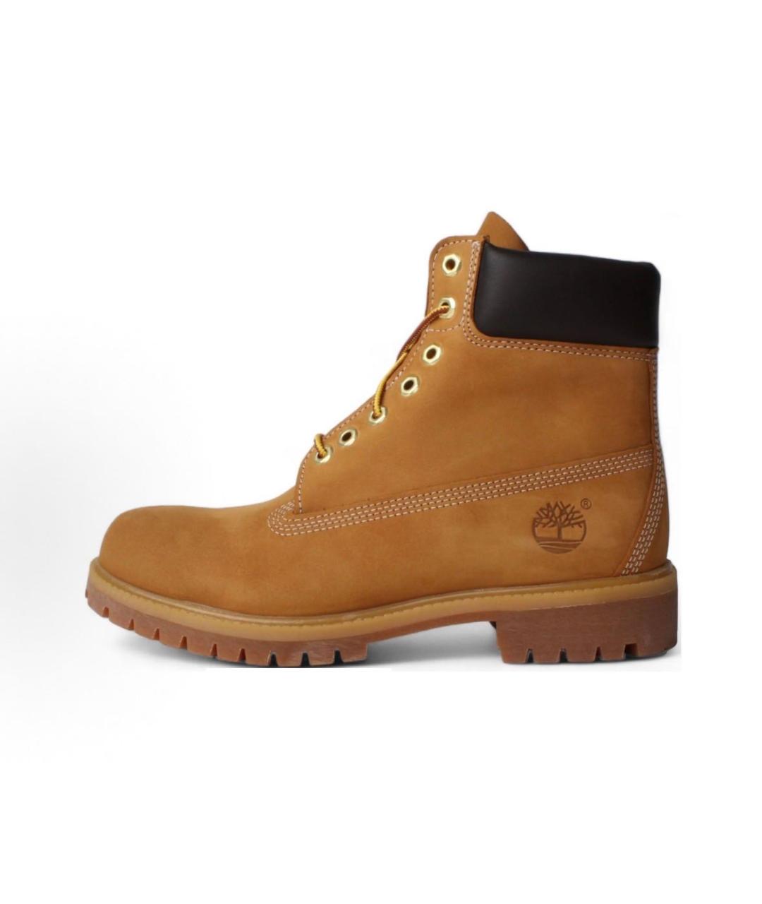 TIMBERLAND Горчичные высокие ботинки, фото 5