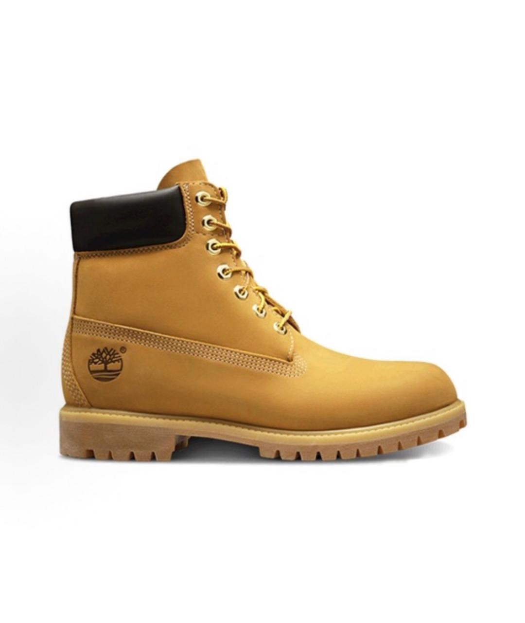 TIMBERLAND Горчичные высокие ботинки, фото 2
