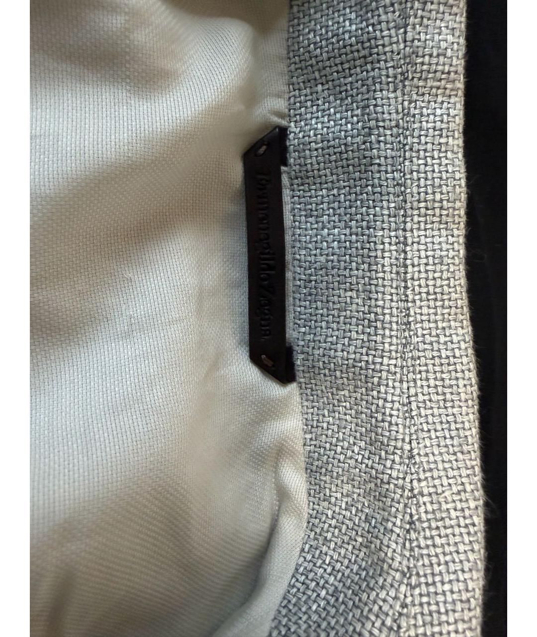ERMENEGILDO ZEGNA XXX Серая куртка, фото 4
