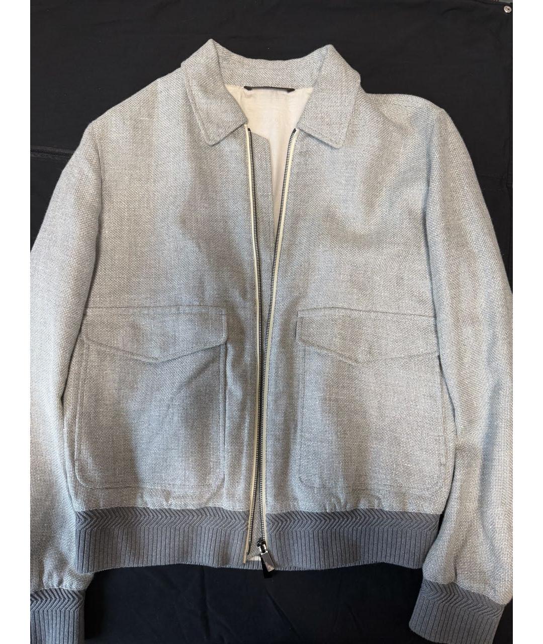 ERMENEGILDO ZEGNA XXX Серая куртка, фото 7
