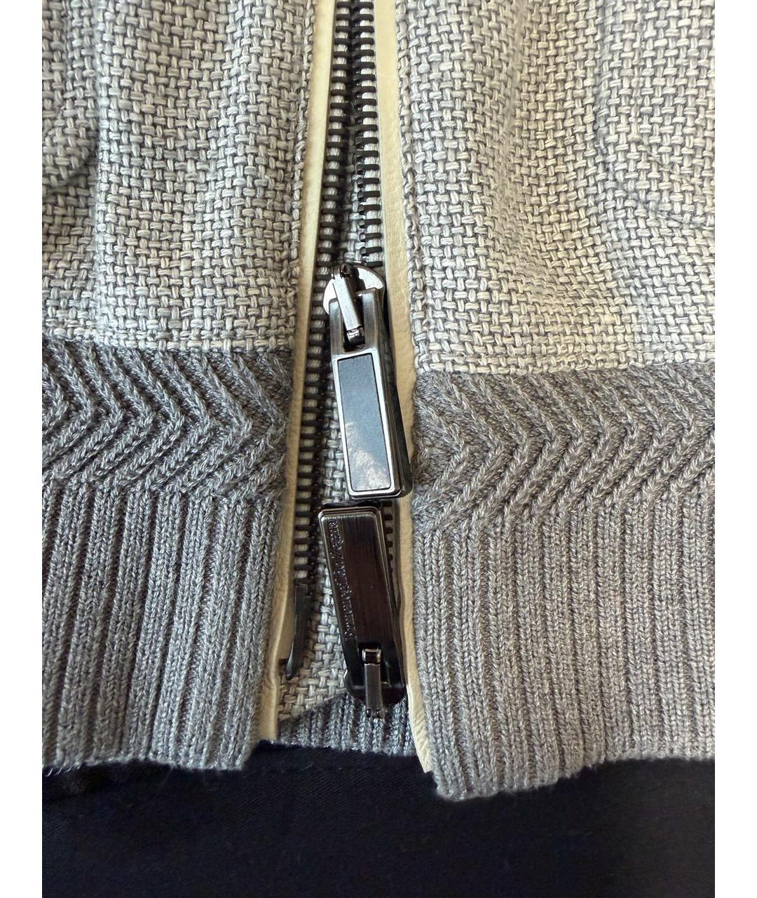 ERMENEGILDO ZEGNA XXX Серая куртка, фото 6