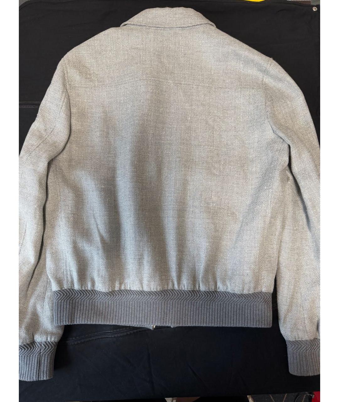ERMENEGILDO ZEGNA XXX Серая куртка, фото 2