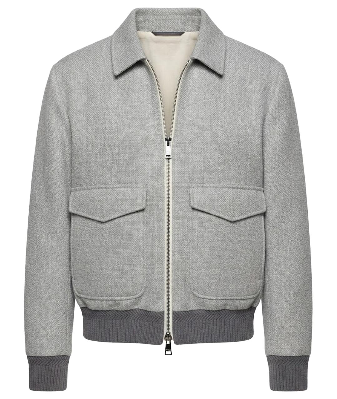 ERMENEGILDO ZEGNA XXX Серая куртка, фото 1