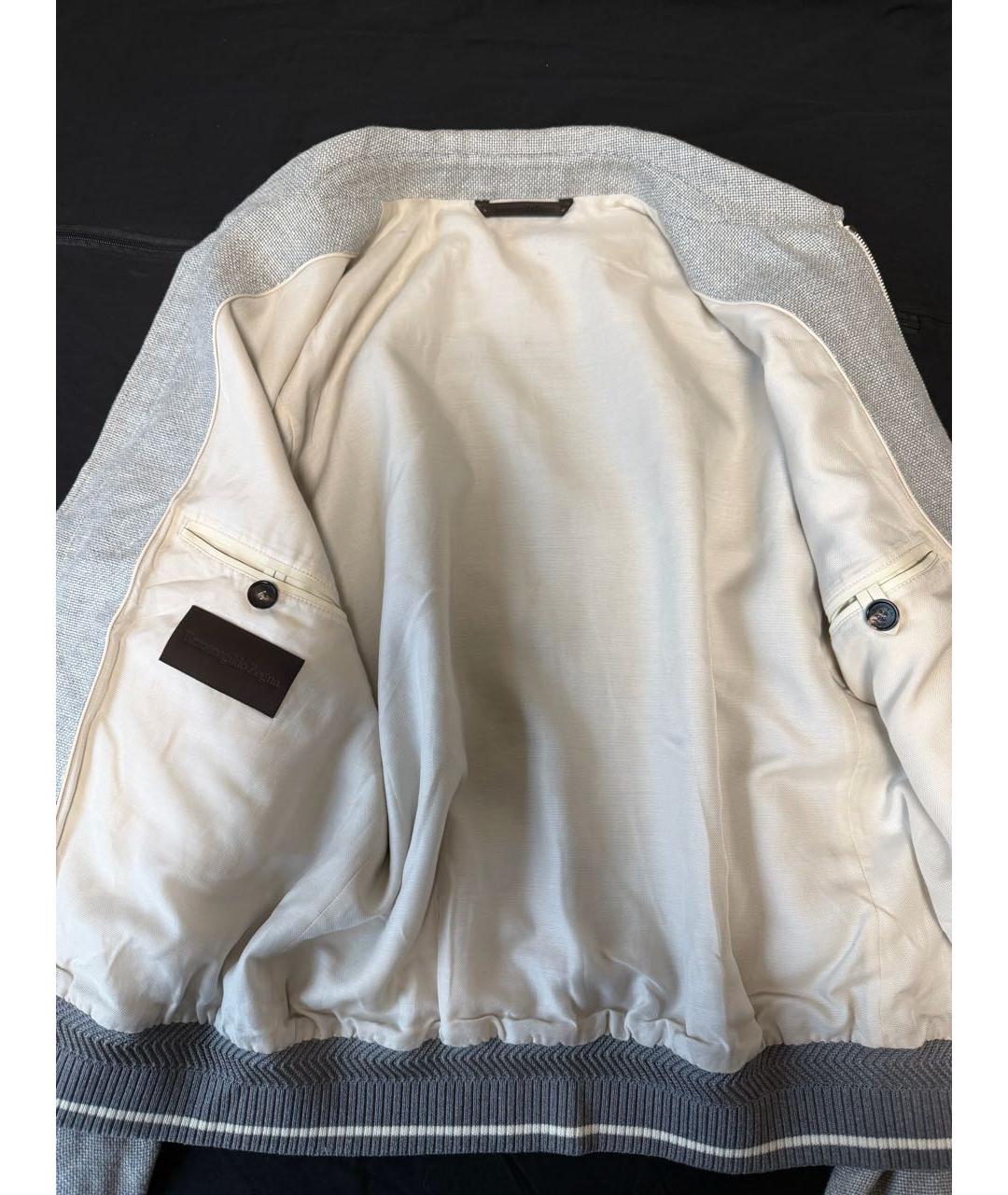 ERMENEGILDO ZEGNA XXX Серая куртка, фото 3