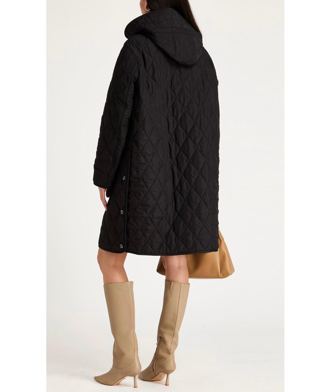 BURBERRY Черная полиэстеровая куртка, фото 3