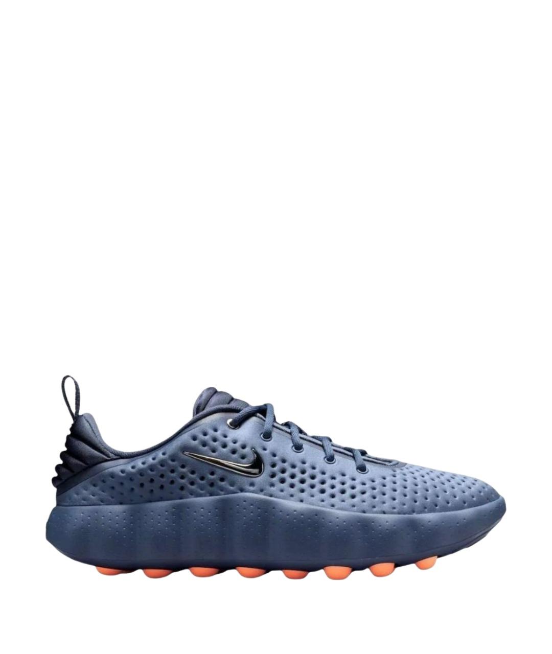 NIKE Синие синтетические низкие кроссовки / кеды, фото 1