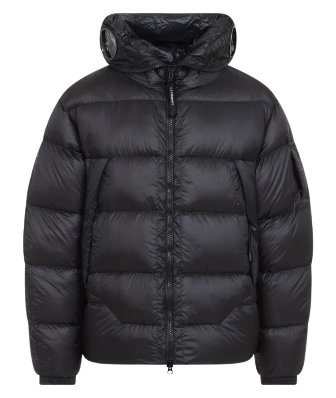CP COMPANY Черный полиамидовый пуховик, фото 1
