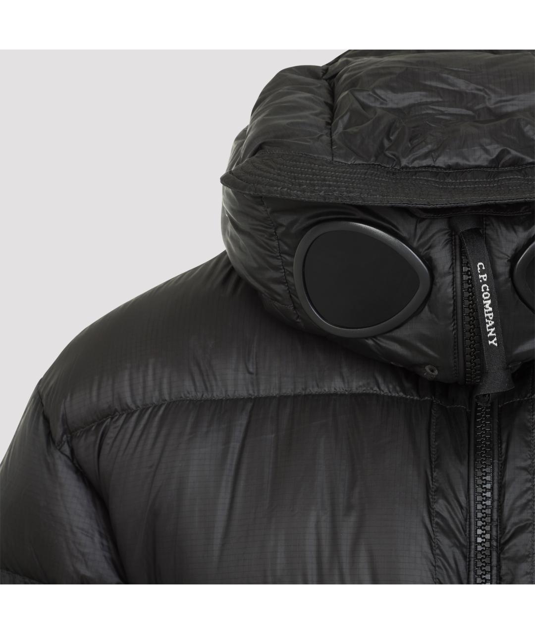 CP COMPANY Черный полиамидовый пуховик, фото 5
