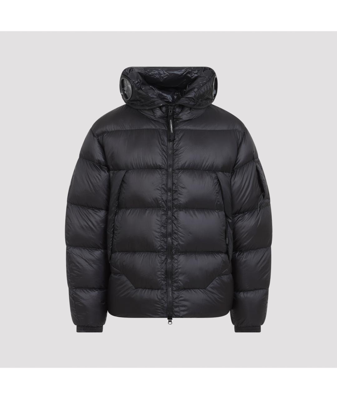 CP COMPANY Черный полиамидовый пуховик, фото 2