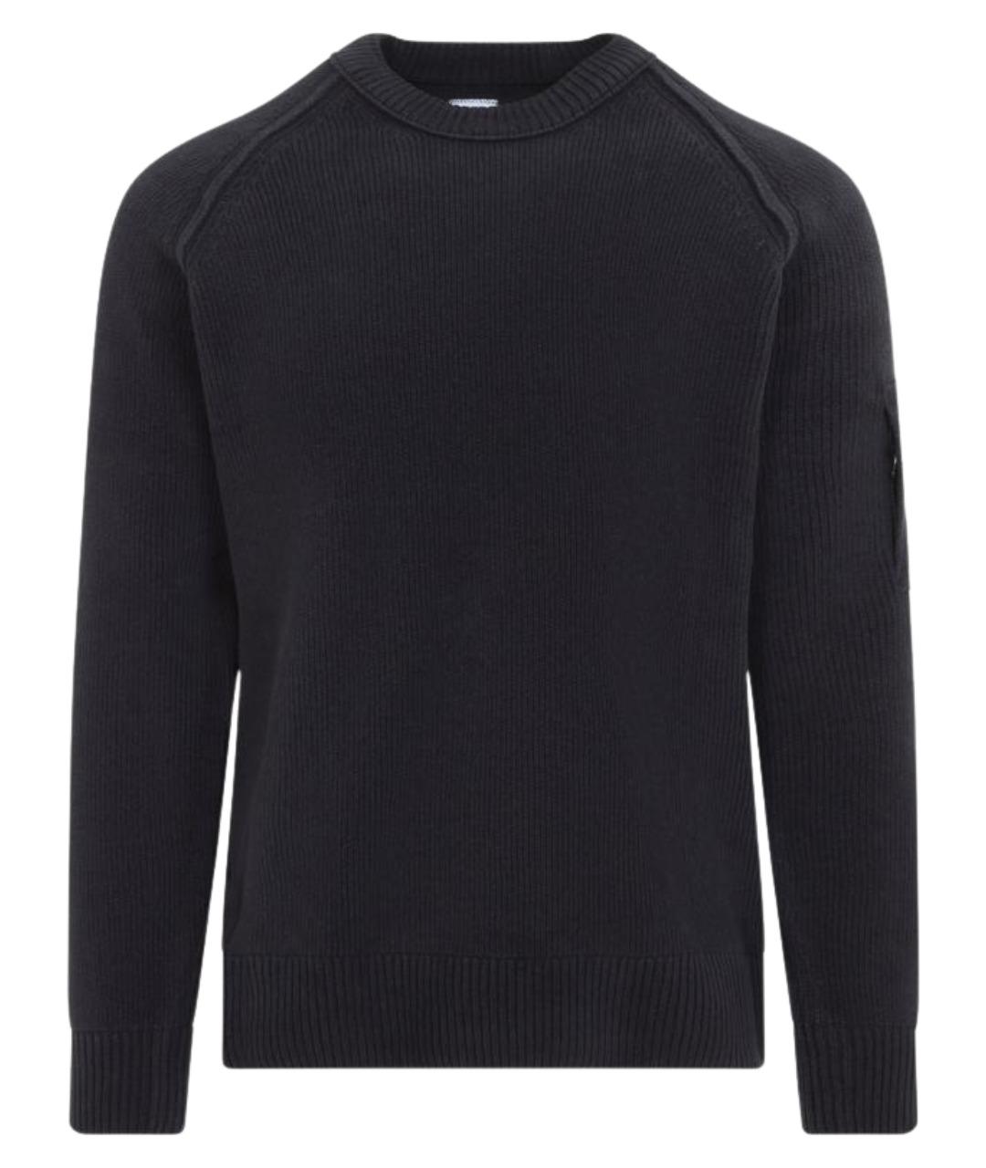 CP COMPANY Темно-синий хлопковый джемпер / свитер, фото 1