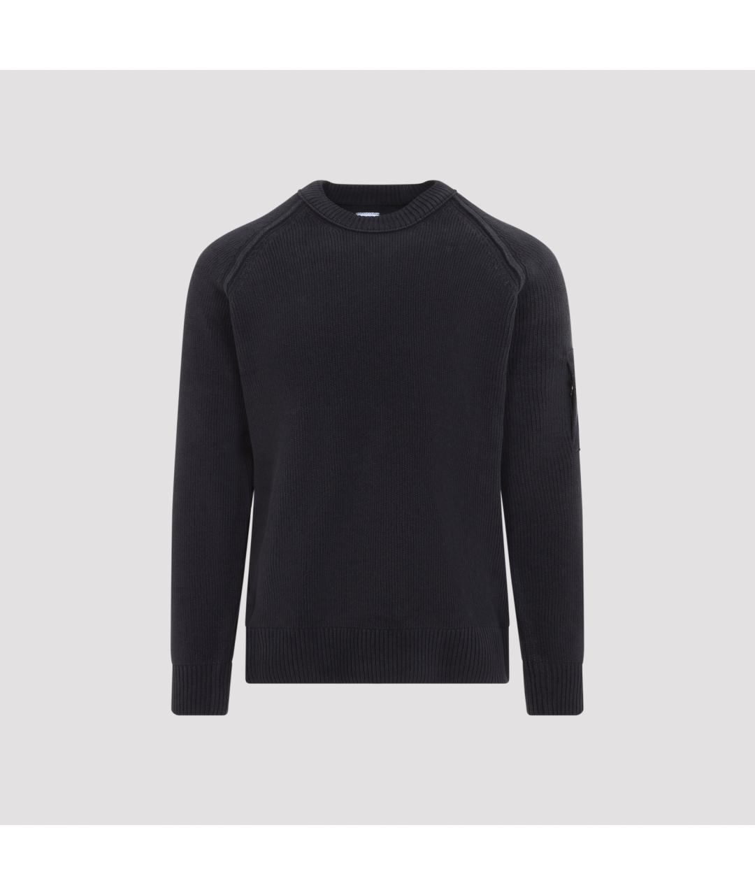 CP COMPANY Темно-синий хлопковый джемпер / свитер, фото 2