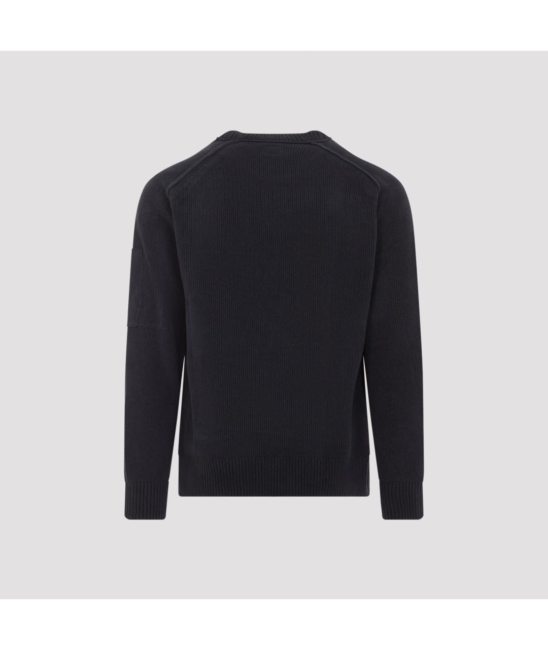 CP COMPANY Темно-синий хлопковый джемпер / свитер, фото 3