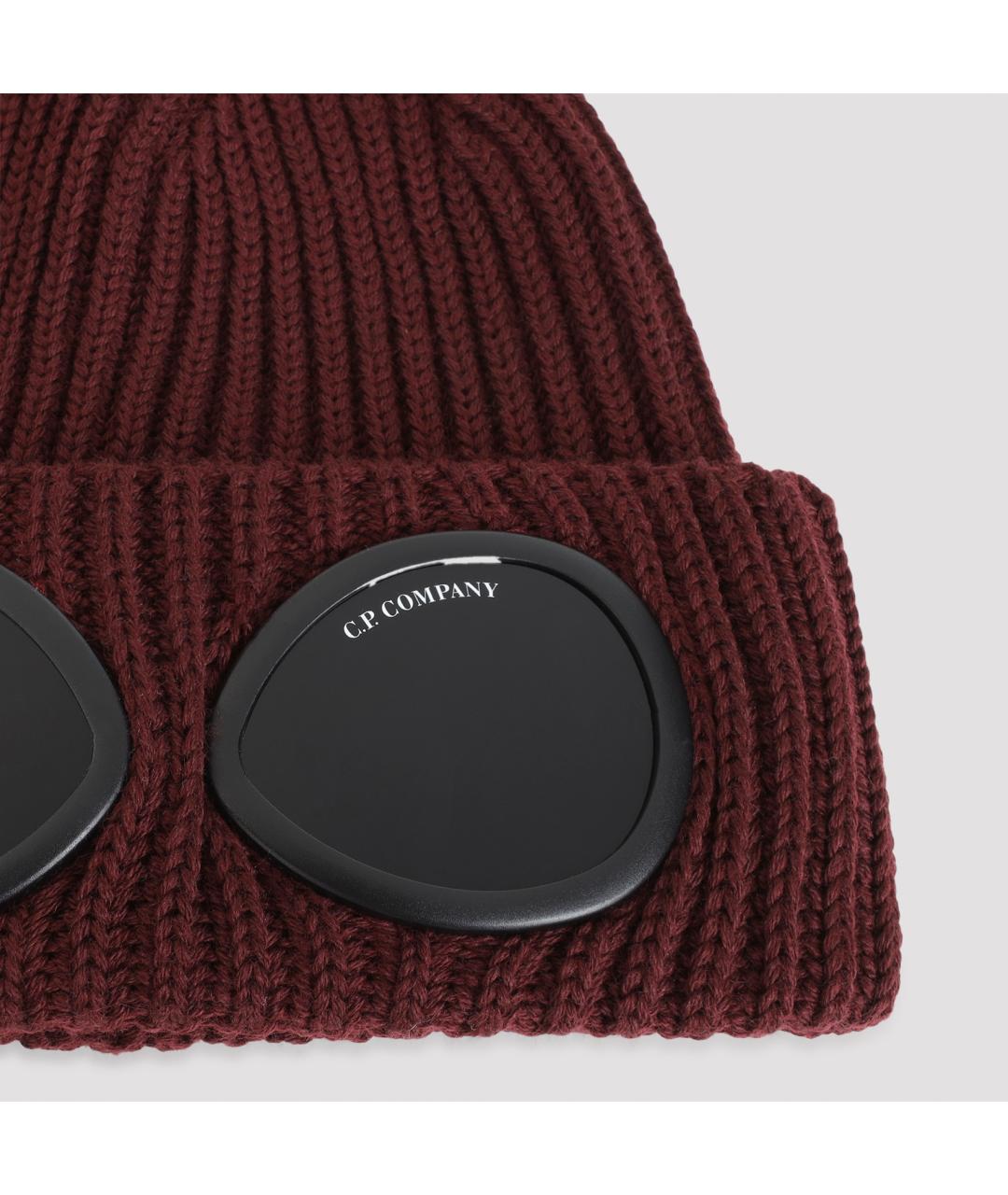 CP COMPANY Красная шерстяная шапка, фото 4