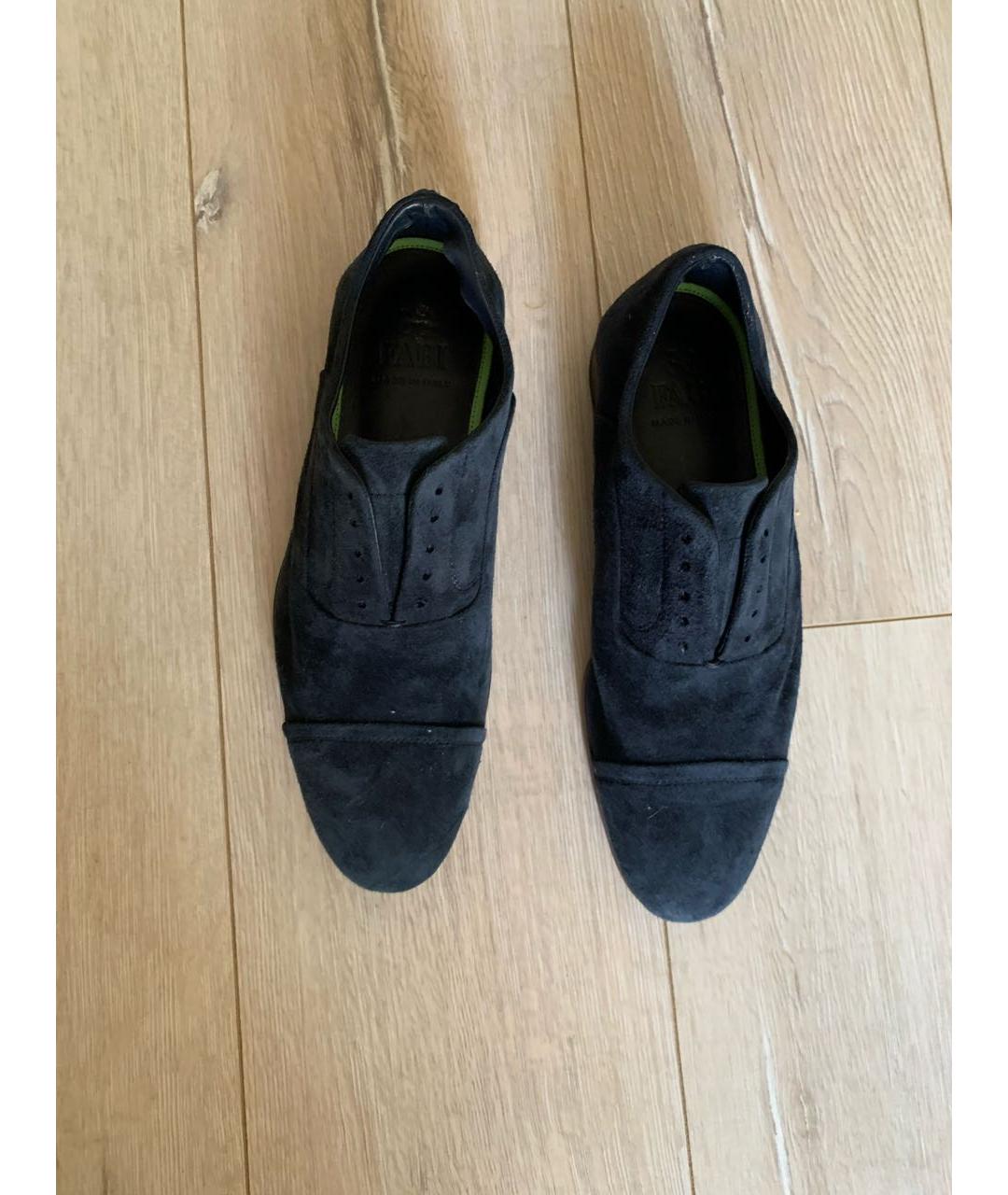FABI Темно-синие замшевые туфли, фото 2