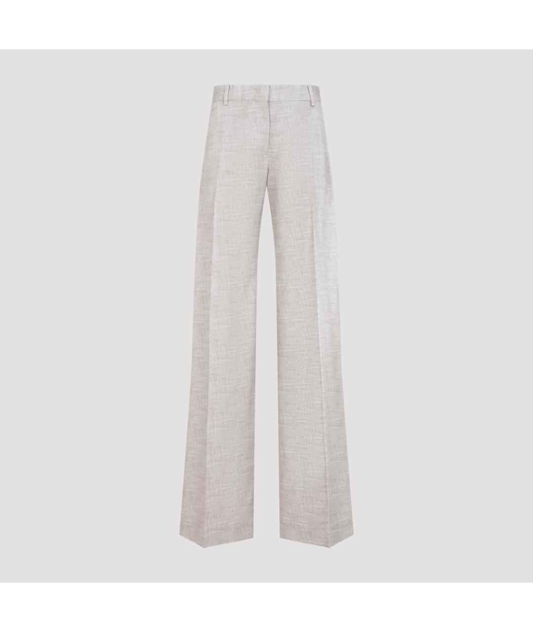 ERMANNO SCERVINO Мульти вискозные брюки широкие, фото 2