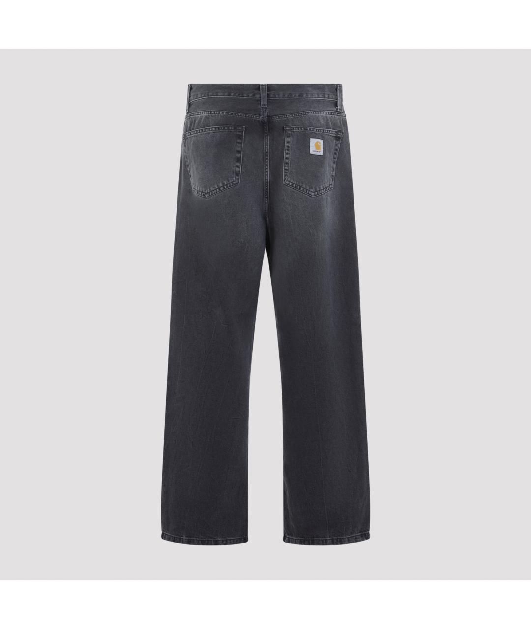 CARHARTT WIP Черные хлопковые прямые джинсы, фото 3