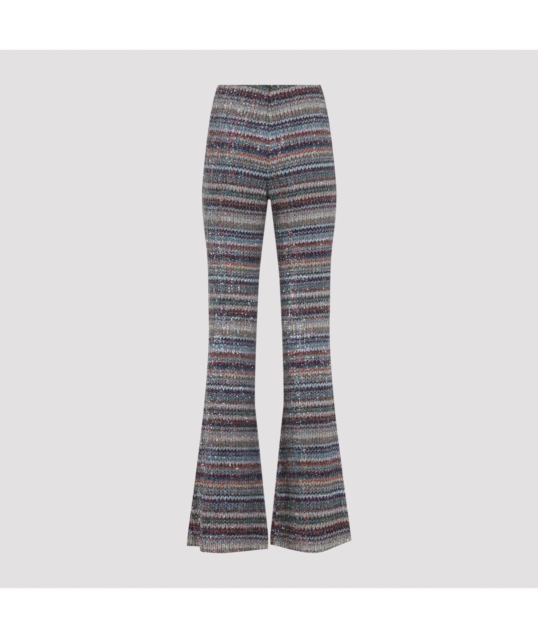MISSONI Мульти вискозные прямые брюки, фото 3
