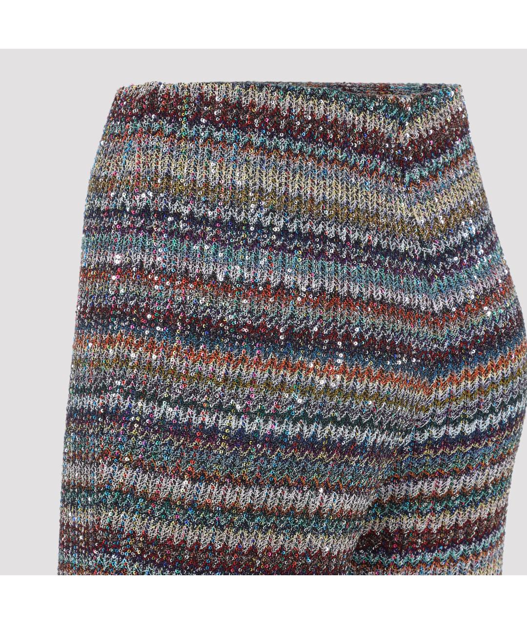 MISSONI Мульти вискозные прямые брюки, фото 4