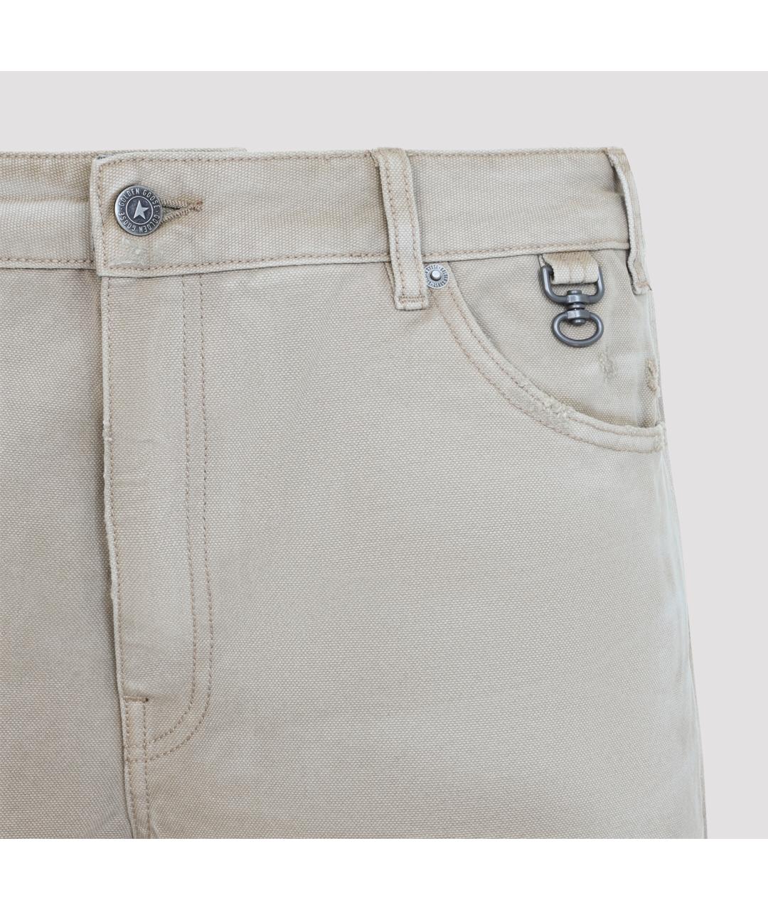 GOLDEN GOOSE Мульти хлопковые повседневные брюки, фото 4