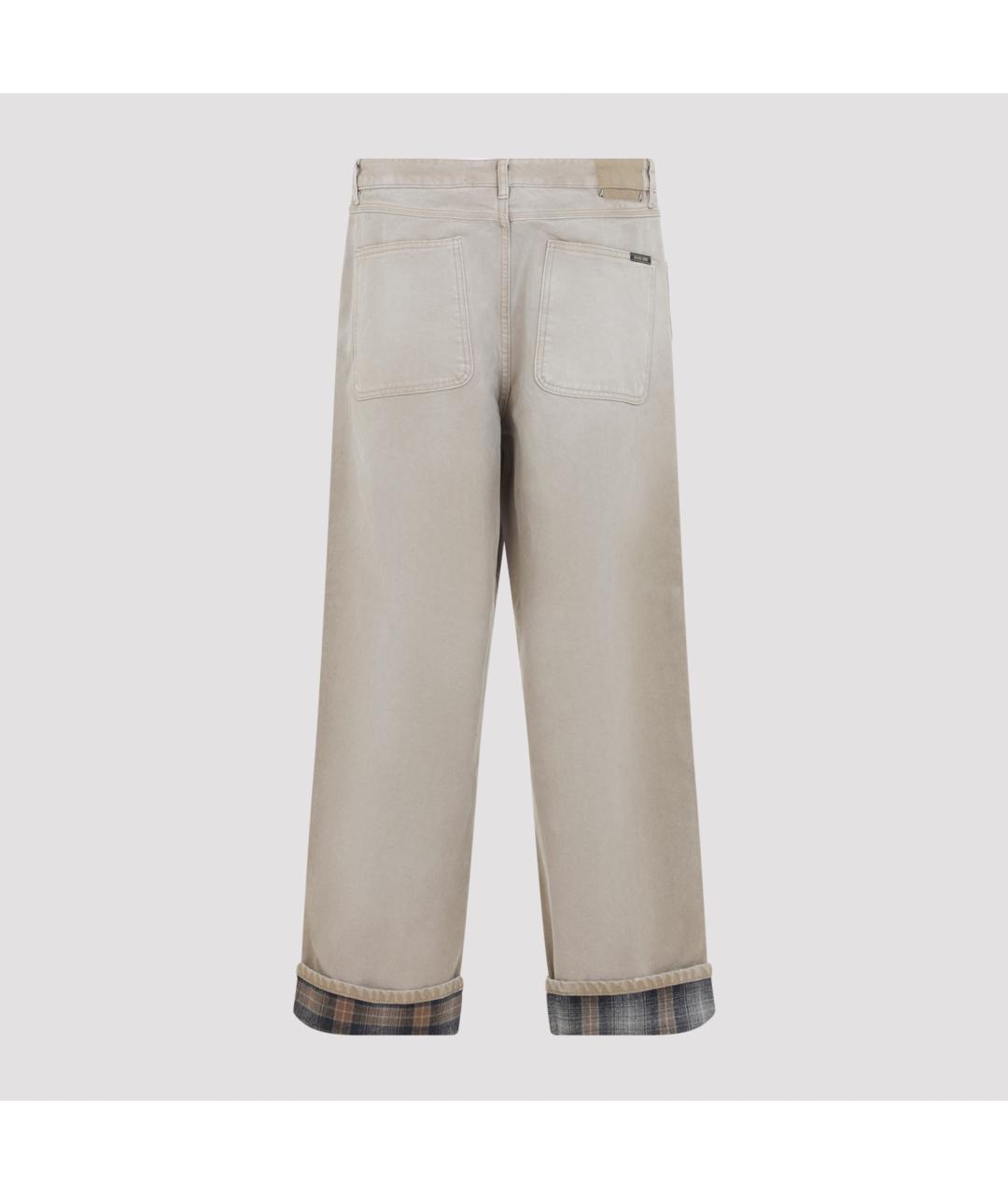 GOLDEN GOOSE Мульти хлопковые повседневные брюки, фото 3