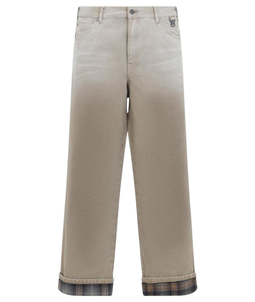 GOLDEN GOOSE Мульти хлопковые повседневные брюки, фото 1